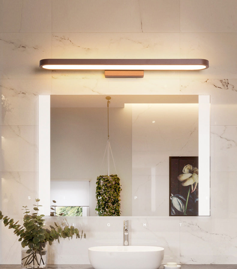 Modern Minimalist Style Rectangular Vanity Wall Lights Acrylic Single Vanity Lamp