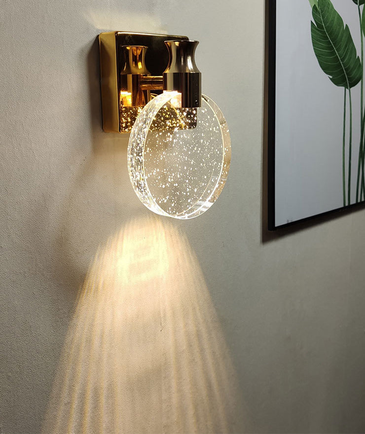 Noordse lichte extravagante stijl gewapende ijdelheid SCONCE Lights Crystal Single Vanity Lamp