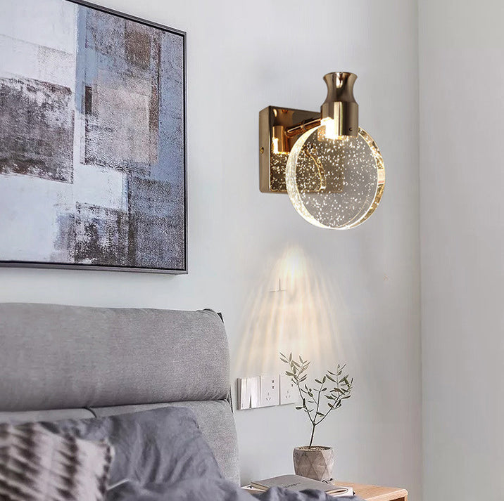 Noordse lichte extravagante stijl gewapende ijdelheid SCONCE Lights Crystal Single Vanity Lamp