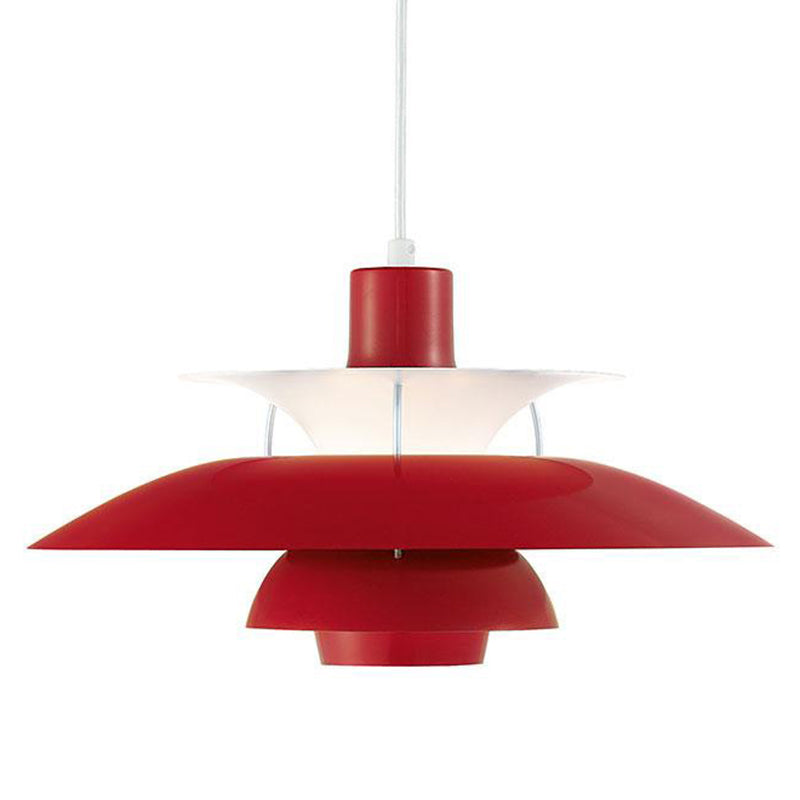 1 Light Tier Pendant Designer Nordic Style Aluminum Ceiling Pendant Light with Hanging Cord for Bedroom