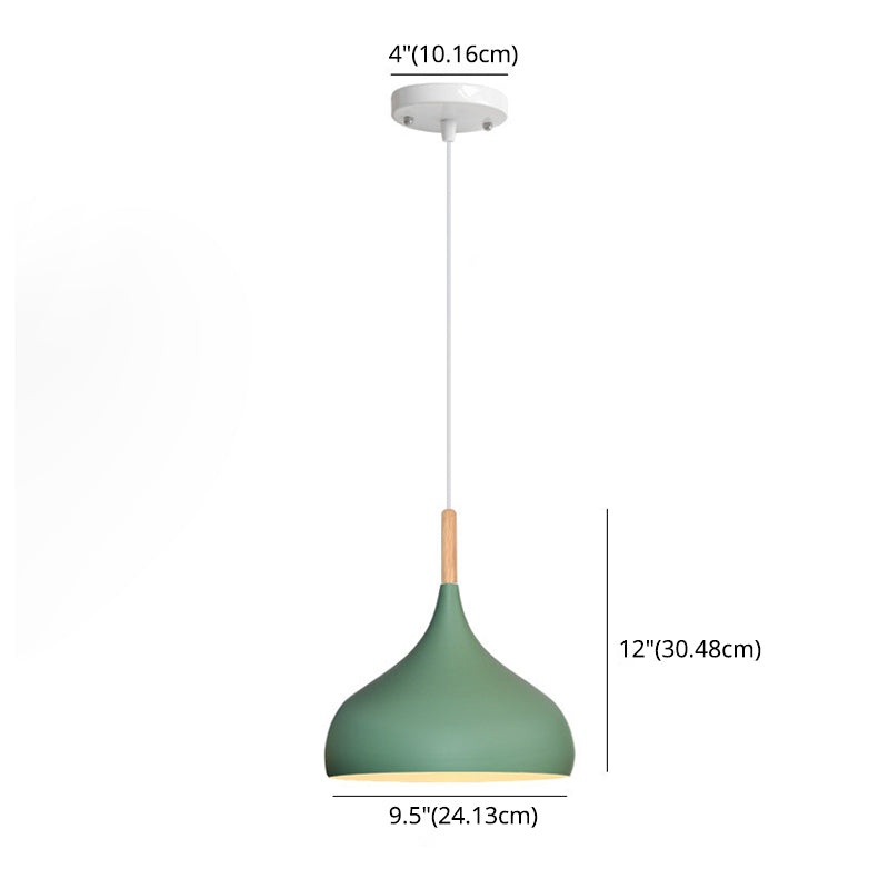 1 lumière en larme de larme suspendue