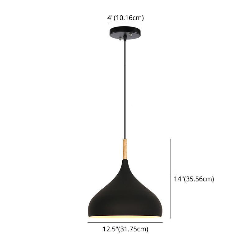 1 lumière en larme de larme suspendue