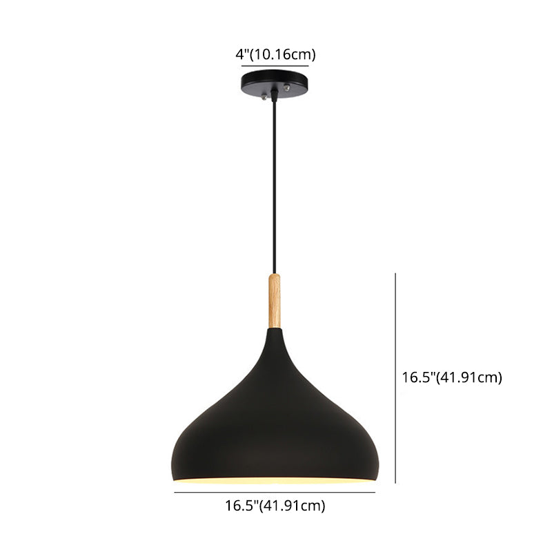 1 lumière en larme de larme suspendue
