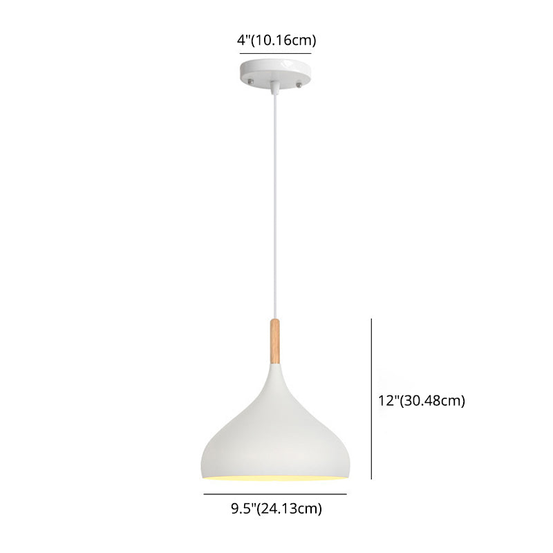 1 lumière en larme de larme suspendue
