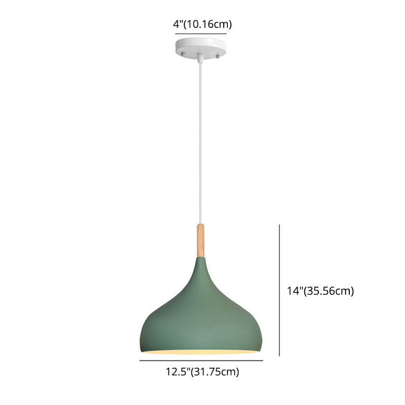 1 lumière en larme de larme suspendue