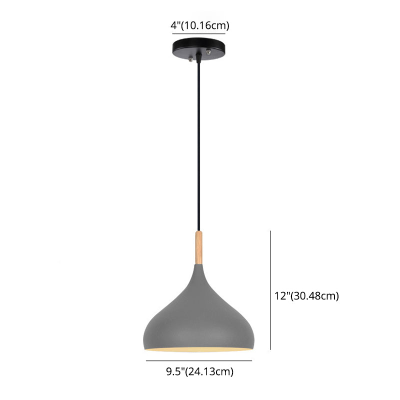 1 lumière en larme de larme suspendue