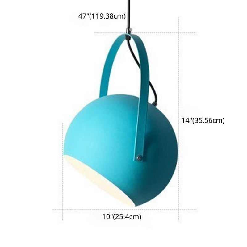 1 leichte Ballhängung Lichter Nordic Style Eisendecke mit hängenden Kabel für das Restaurant