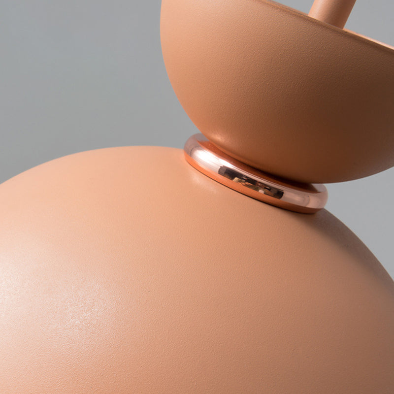 1 Light Dome Posting Iluminación de estilo nórdico de accesorios de iluminación colgante de hierro para restaurante