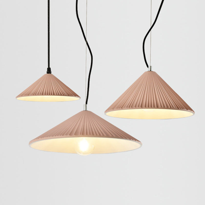 1 Light Umbrella Hanging Pendant Lights Nordic Style Resin Pendant for Restaurant