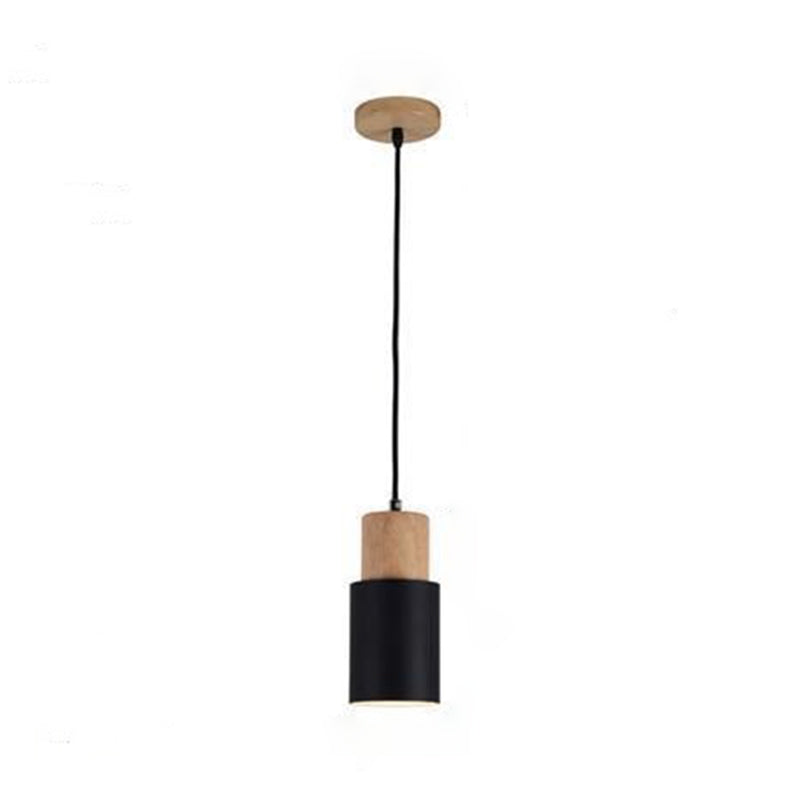 1 Cylindre lumineux Lights Hanging Lighttures Nordic Style Light For Restaurant