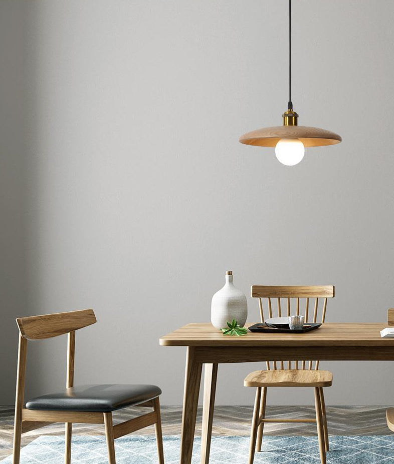 Lampada a sospensione a sospensione a sospensione moderna a sospensione a sospensione in legno.