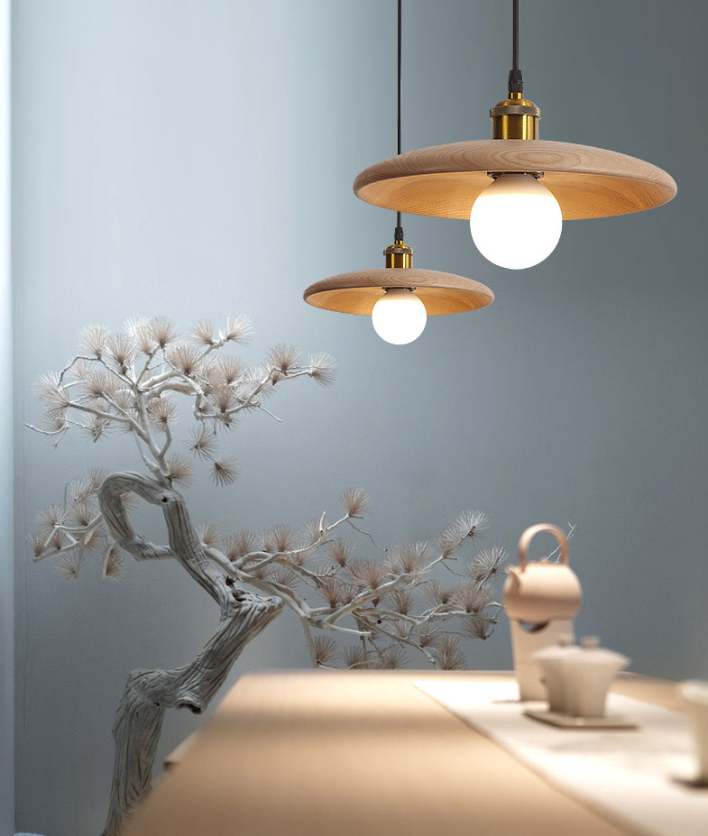 Lampada a sospensione a sospensione a sospensione moderna a sospensione a sospensione in legno.