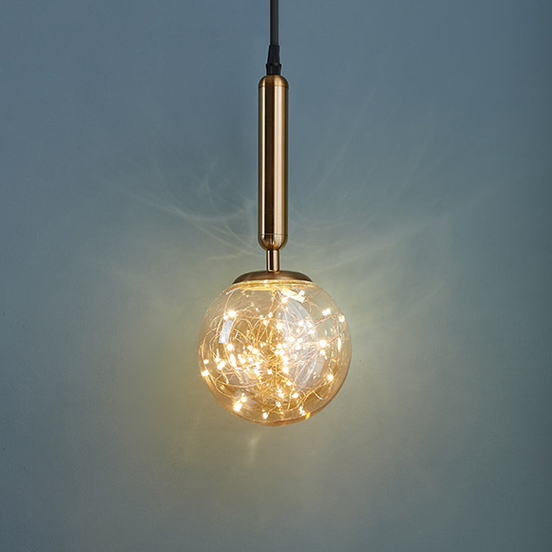 Lampada a sospensione a pendente stellare in stile Nordic Glass LED LAMPAGGIO LAMPAGGIO IN GOLD