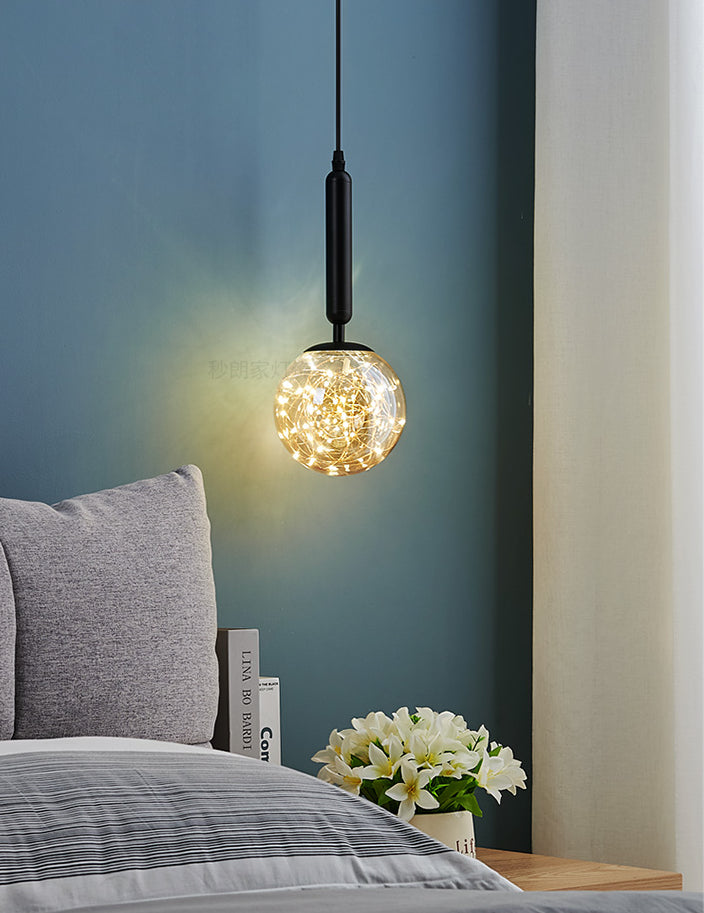 Lampada a sospensione a pendente stellare in stile Nordic Glass LED LAMPAGGIO LAMPAGGIO IN GOLD