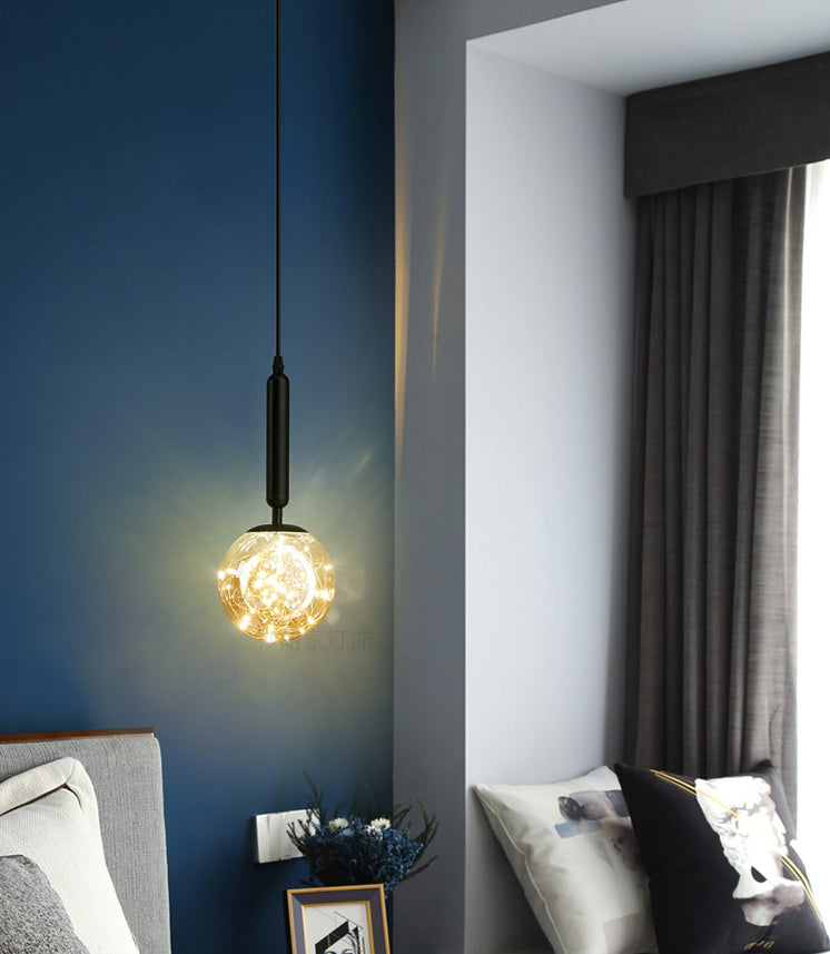 Lampada a sospensione a pendente stellare in stile Nordic Glass LED LAMPAGGIO LAMPAGGIO IN GOLD