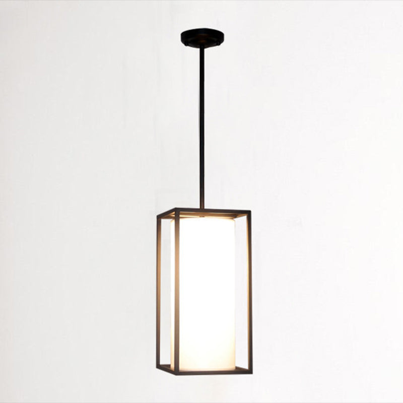 Cilinder eetkamer hanglampverlichting stof moderne suspensie hanger licht in beige