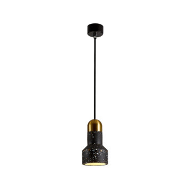 Swag Suspension Pendant Light Contemporary Style Stone Pendant Lighting Fixture