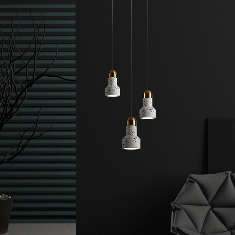 Swag Suspension Pendant Light Contemporary Style Stone Pendant Lighting Fixture