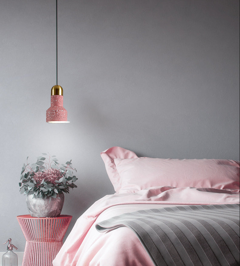 Swag Suspension Pendant Light Contemporary Style Stone Pendant Lighting Fixture