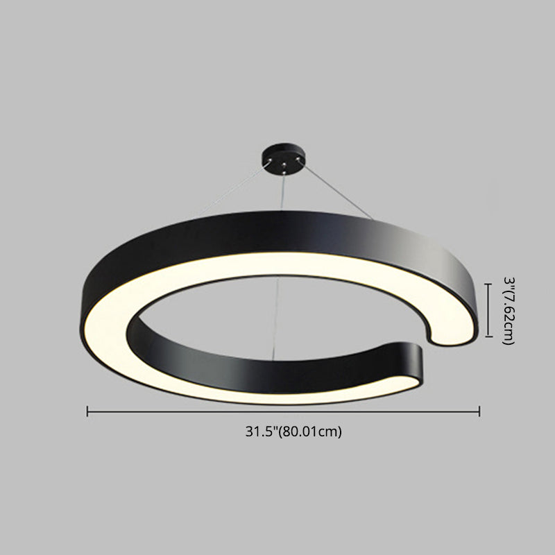 Éclairage de pendentif de bureau LED