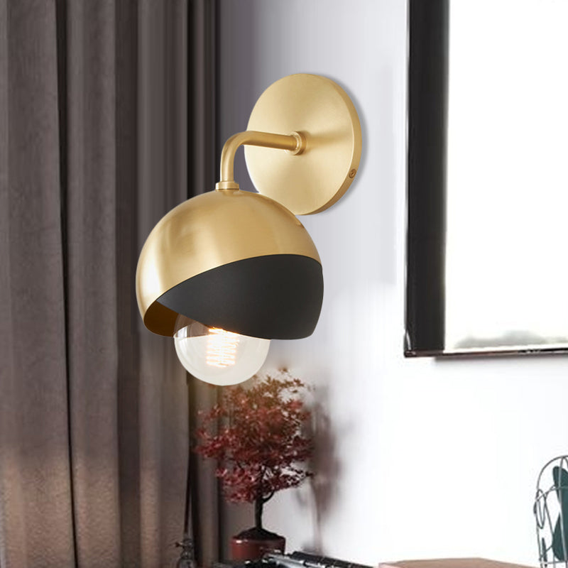 Chrom/Gold/Roségold Globe Offene Bodenwand Lampe Moderne Metall 1 Lichtwandmontierte Beleuchtung