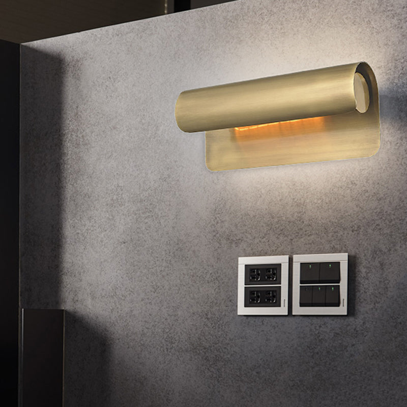 10 "/19,5" de largeur métallique en laiton de monture en laiton courbe 1/2 tampon Colonial Ponce Lightture pour la chambre