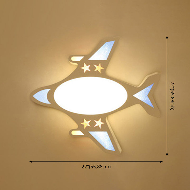 Cartoon Led Children Room LED Soffitto Light Kindergarten Acrilico Lighting Fixture per Bedroom