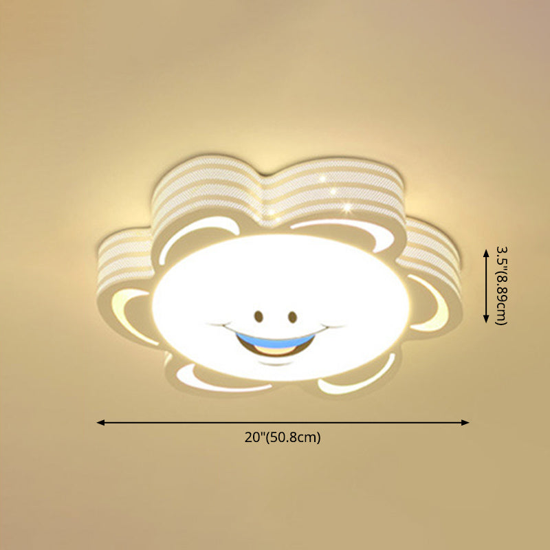 Cartoon Shaped Children Room LED Ceiling Light Kindergarten Acrylic Lighting Fixture for Bedroom