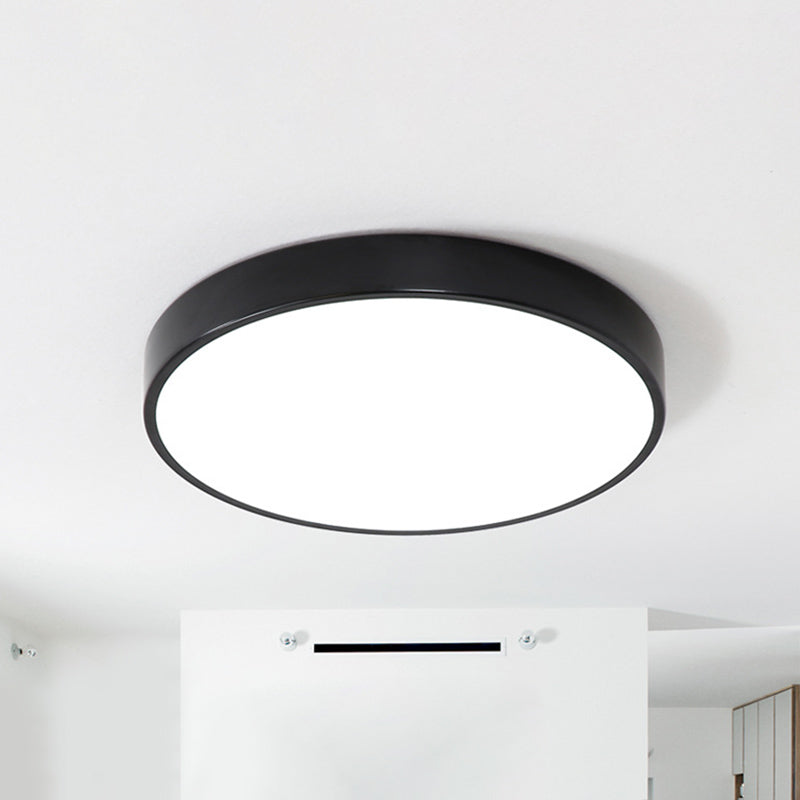 Multi Color Optional LED Ceiling Light Nordic Style Round Macaroon Lighting Fixture for Bedroom Dining Room