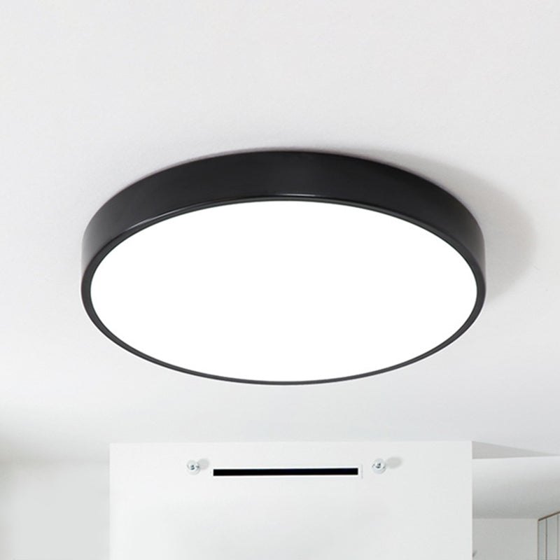 Multi Color Optional LED Ceiling Light Nordic Style Round Macaroon Lighting Fixture for Bedroom Dining Room