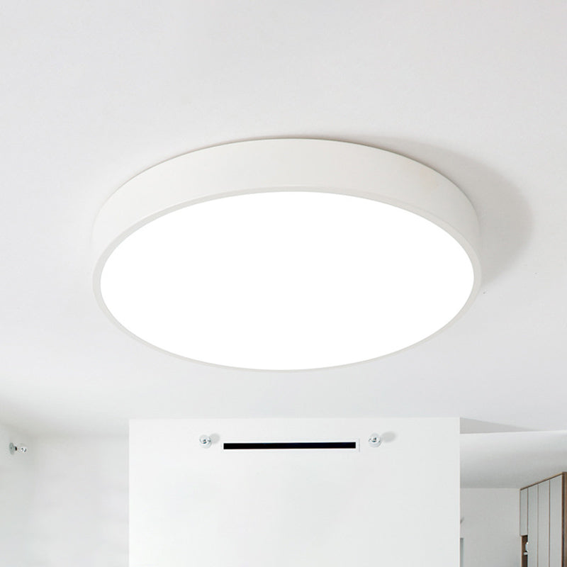 Multi Color Optional LED Ceiling Light Nordic Style Round Macaroon Lighting Fixture for Bedroom Dining Room