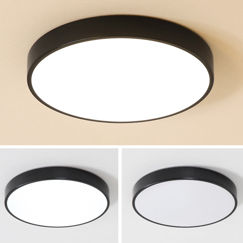 Multi Color Optional LED Ceiling Light Nordic Style Round Macaroon Lighting Fixture for Bedroom Dining Room