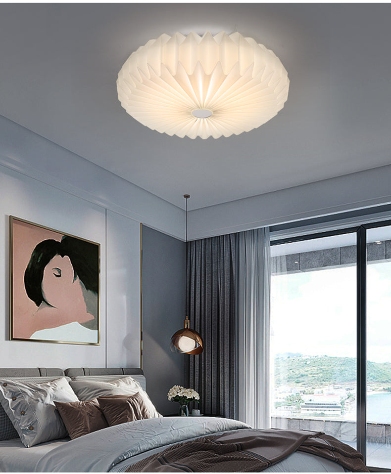 Round Flush Mount Ceiling Light 1 Light Acrylic Minimalist Flush Mount Ceiling Light for Bedroom