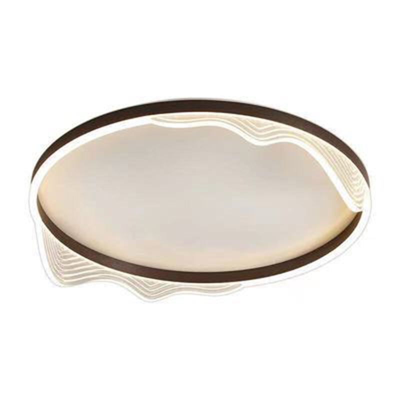 Runde LED-Deckenleuchten für die Oberflächenmontage, Acryl, kreative Unterputzleuchte für Schlafzimmer