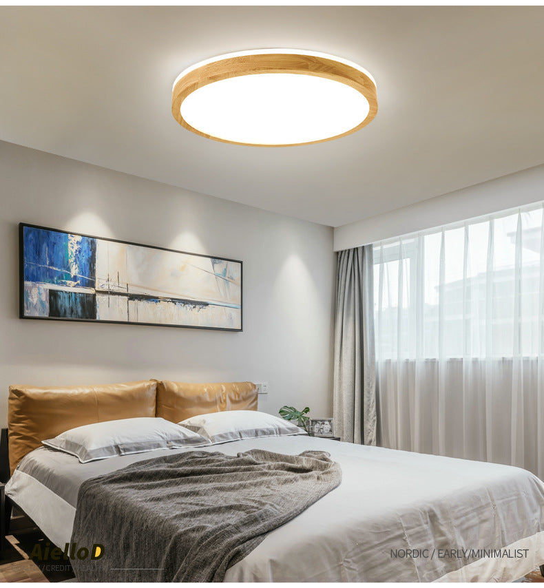 Round Flush Mount Ceiling Light Ultra-Contemporary Acrylic Ceiling Mount Chandelier for Bedroom