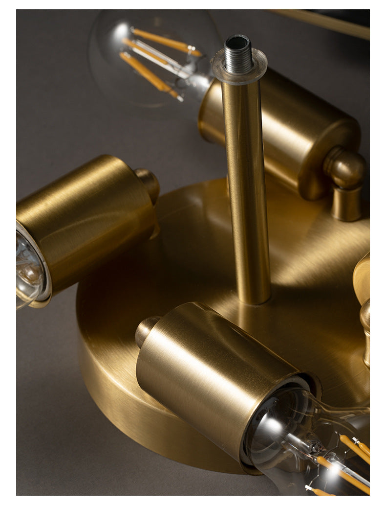 Octagon Flush Mount Plafond Licht Colonial Clear Glass Ceiling Mount Light Fixture voor slaapkamer