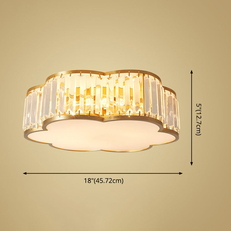 Accesorios de luz de techo de cristal minimalistas de iluminación de techo de cristal para Hallway