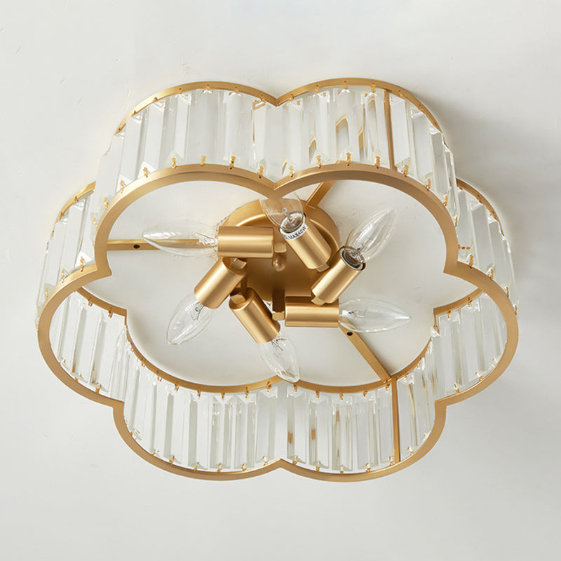 Accesorios de luz de techo de cristal minimalistas de iluminación de techo de cristal para Hallway