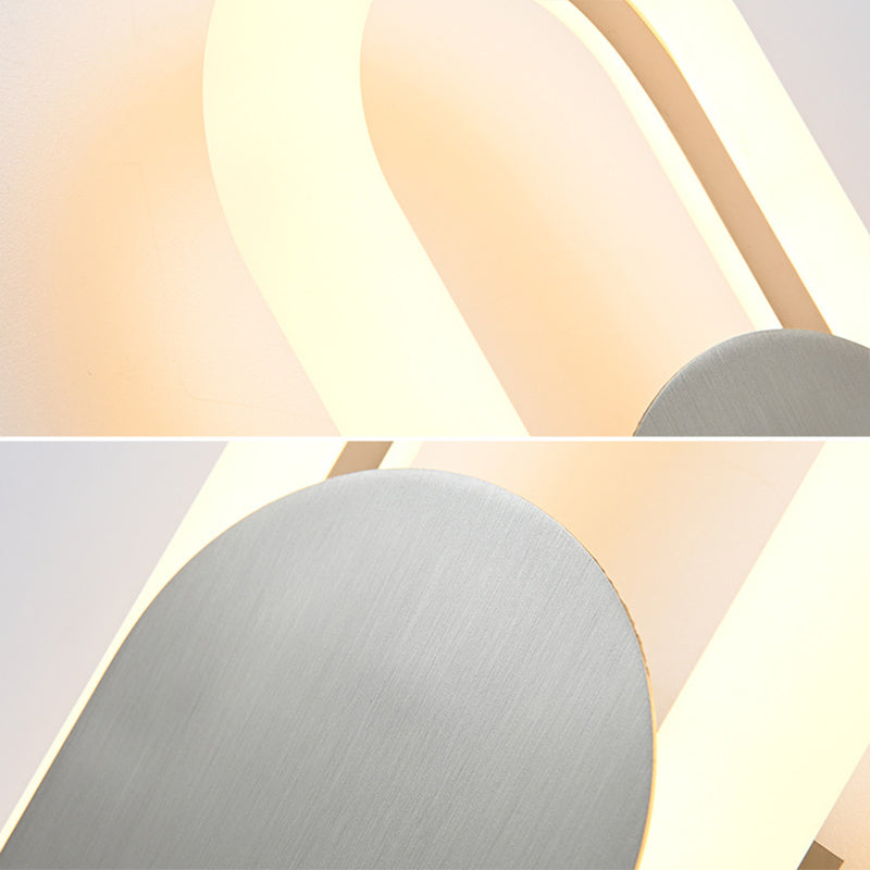 Bedroom Living Room Sconce Lighting Oval Shape Modern LED Wall Mounted Fixture