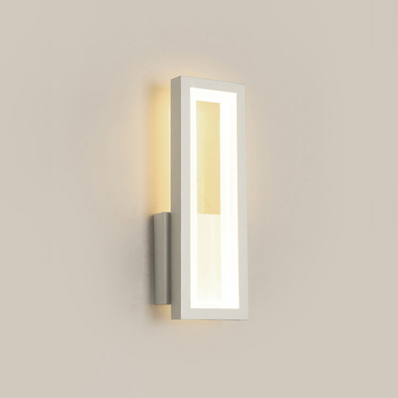 Zeitgenössische Wandleuchte rechteckige Form LED -Wandleuchte Leuchten für Nachtkorridor