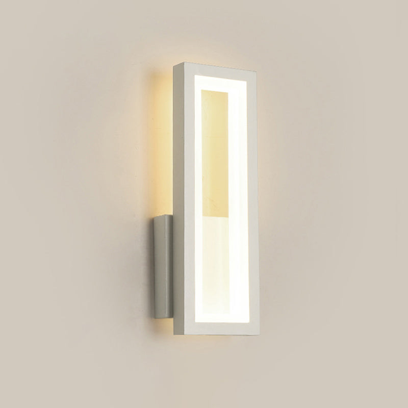 Zeitgenössische Wandleuchte rechteckige Form LED -Wandleuchte Leuchten für Nachtkorridor