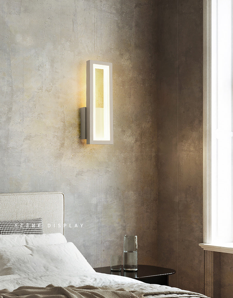 Zeitgenössische Wandleuchte rechteckige Form LED -Wandleuchte Leuchten für Nachtkorridor