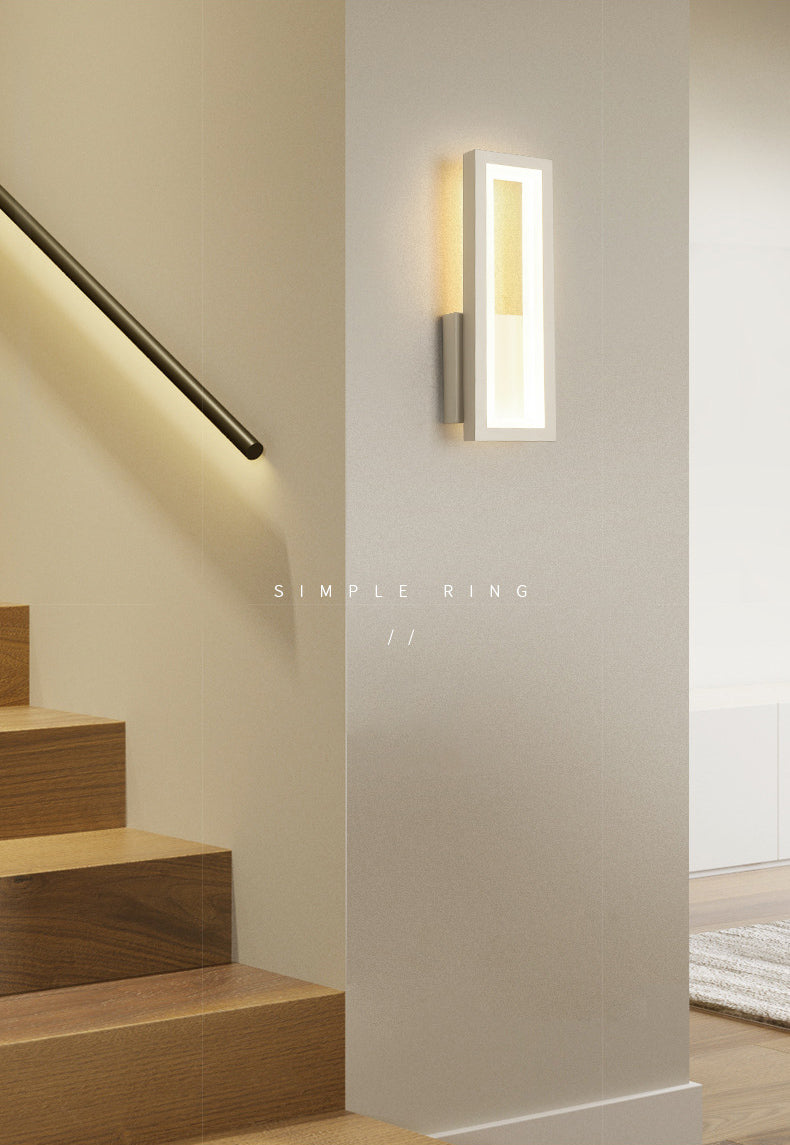 Zeitgenössische Wandleuchte rechteckige Form LED -Wandleuchte Leuchten für Nachtkorridor