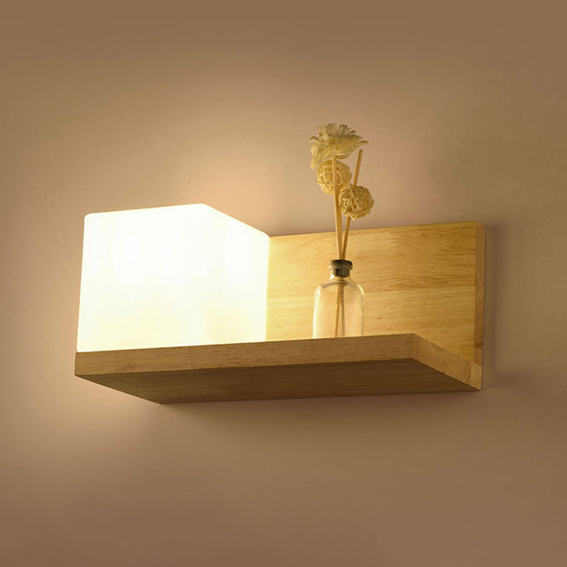 Idées d'éclairage mural en verre de style de style simple de style simple