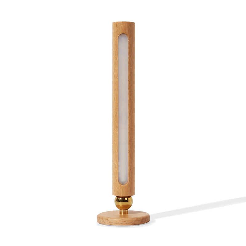 Lámpara de pared LED de dormitorio nórdico ángulo de madera ajustable Luz de madera para la cama