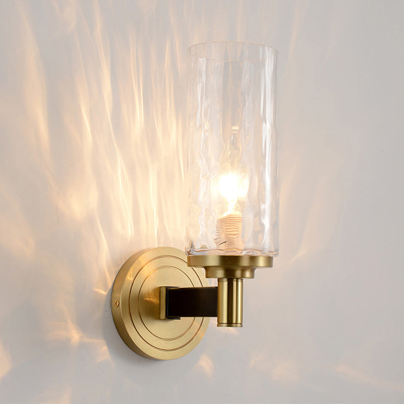 Modern Simplicity Wall Sconce Brass Up Light Sconce Lighting for Bedroom Living Room
