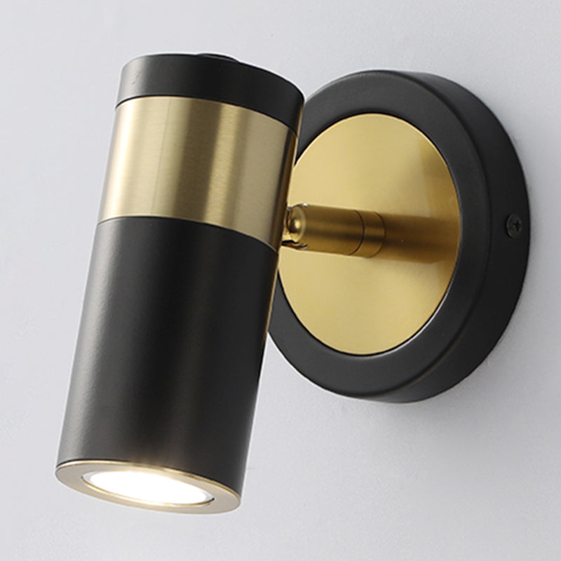 Cylinderical Sconce Light Fixture Modern Luxuru Style 1 Light Sconces