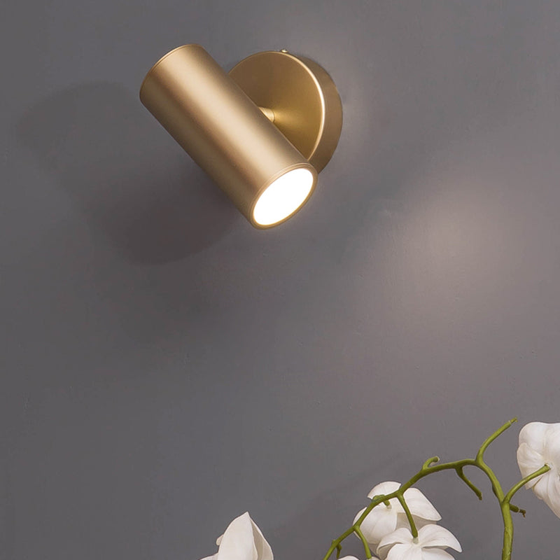 Cylinderical Sconce Light Fixture Modern Luxuru Style 1 Light Sconces