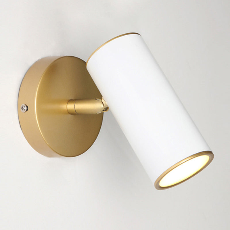 Cylinderical Sconce Light Fixture Modern Luxuru Style 1 Light Sconces