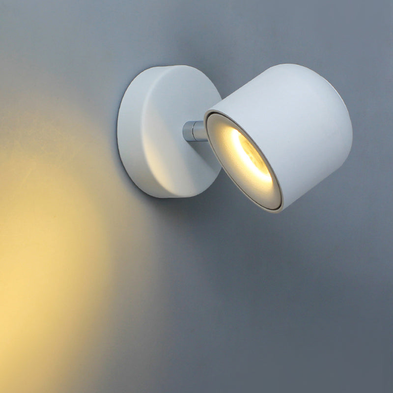 Armed Sconce Light Fixture Modern Minimalist Style Aluminum 1 Light Sconces